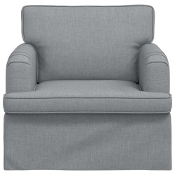 Canapé Gris clair 84 x 80 x 85 cm tissu 617756617756
