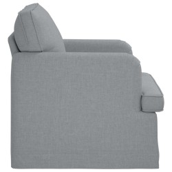 Canapé Gris clair 84 x 80 x 85 cm tissu 617756617756