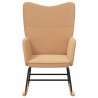 Chaise à bascule Beige Tissu Sherpa 617758617758