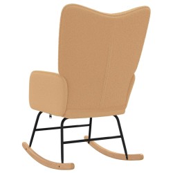 Chaise à bascule Beige Tissu Sherpa 617758617758