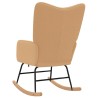 Chaise à bascule Beige Tissu Sherpa 617758617758