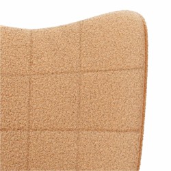 Chaise à bascule Beige Tissu Sherpa 617758617758