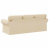 Canapé Crème 215 x 82 x 80 cm tissu 617761617761