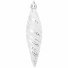 Boule en forme de spirale de Noël 40 pcs Argent Plastique 617775617775