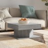 Table basse Sonoma gris 57x57x30 cm Bois d'ingénierie 617785617785