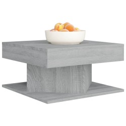 Table basse Sonoma gris 57x57x30 cm Bois d'ingénierie 617785617785