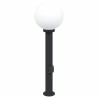 Bornes lumineuses avec sortie lot de 3 80 cm noir IP44 617799617799