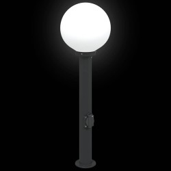 Bornes lumineuses avec sortie lot de 3 80 cm noir IP44 617799617799