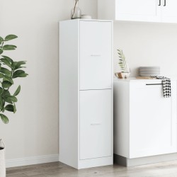Armoire d'apothicaire blanc 40x41x144,5 cm bois d'ingénierie 617801617801