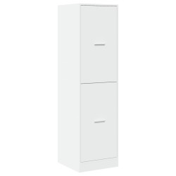 Armoire d'apothicaire blanc 40x41x144,5 cm bois d'ingénierie 617801617801