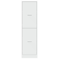 Armoire d'apothicaire blanc 40x41x144,5 cm bois d'ingénierie 617801617801