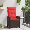 Chaise de jardin inclinable 56 x 60 x 112 cm acier 617802617802