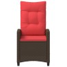 Chaise de jardin inclinable 56 x 60 x 112 cm acier 617802617802