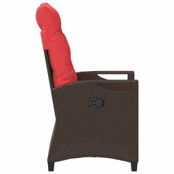 Chaise de jardin inclinable 56 x 60 x 112 cm acier 617802617802