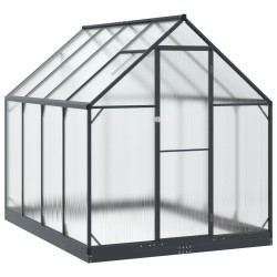 Serre de jardin avec porte Anthracite 183,5 x 243,5 x 207 cm 617805617805