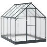 Serre de jardin avec porte Anthracite 183,5 x 243,5 x 207 cm 617805617805