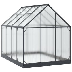 Serre de jardin avec porte Anthracite 183,5 x 243,5 x 207 cm 617805617805