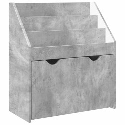 Bibliothèque pour enfants Gris béton 60 x 29,5 x 69 cm 617817617817