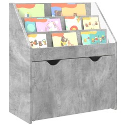 Bibliothèque pour enfants Gris béton 60 x 29,5 x 69 cm 617817617817