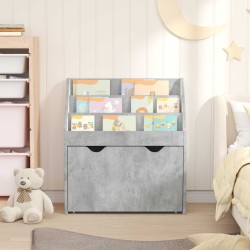 Bibliothèque pour enfants Gris béton 60 x 29,5 x 69 cm 617817617817
