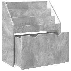 Bibliothèque pour enfants Gris béton 60 x 29,5 x 69 cm 617817617817