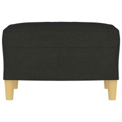 Repose-pied Noir 60x50x41 cm Tissu 617823617823