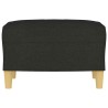 Repose-pied Noir 60x50x41 cm Tissu 617823617823