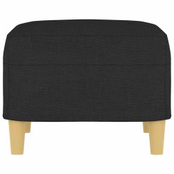 Repose-pied Noir 60x50x41 cm Tissu 617823617823
