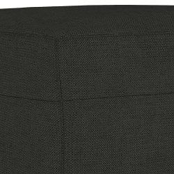 Repose-pied Noir 60x50x41 cm Tissu 617823617823