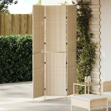 Paravent Beige 147 x 180 cm polyrotin 617824617824