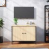 Meuble TV avec portes Chêne Sonoma 60x35x45 cm Bois d'ingénierie 617830617830
