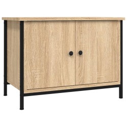 Meuble TV avec portes Chêne Sonoma 60x35x45 cm Bois d'ingénierie 617830617830