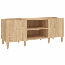 Meuble à disques Chêne Sonoma 121x38x48 cm Bois d'ingénierie 617831617831