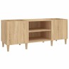 Meuble à disques Chêne Sonoma 121x38x48 cm Bois d'ingénierie 617831617831