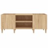 Meuble à disques Chêne Sonoma 121x38x48 cm Bois d'ingénierie 617831617831