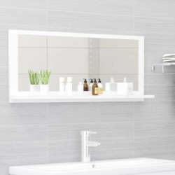 Miroir de salle de bain Blanc 90x10,5x37 cm Aggloméré 617841617841