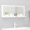 Miroir de salle de bain Blanc 90x10,5x37 cm Aggloméré 617841617841