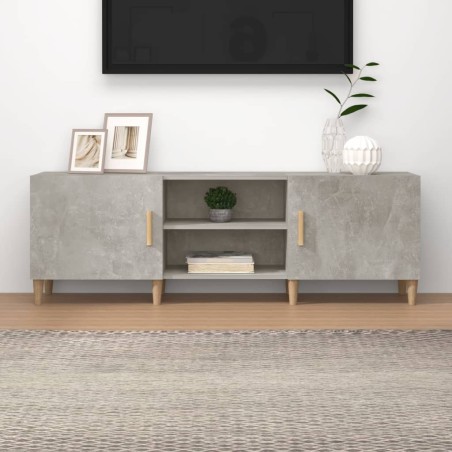 Meuble TV Gris béton 150x30x50 cm Bois d'ingénierie 617842617842