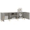 Meuble TV Gris béton 150x30x50 cm Bois d'ingénierie 617842617842