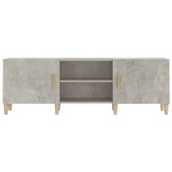 Meuble TV Gris béton 150x30x50 cm Bois d'ingénierie 617842617842