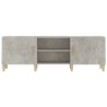 Meuble TV Gris béton 150x30x50 cm Bois d'ingénierie 617842617842