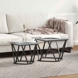Ensemble de tables d'appoint 2 pcs Gris Sonoma 617851617851