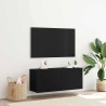 Ensemble meuble TV 100 x 30 x 41 cm Chêne noir 617855617855