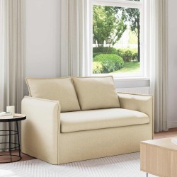 Canapé Crème 156 x 82 x 85 cm tissu 617859617859