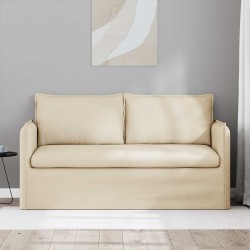 Canapé Crème 156 x 82 x 85 cm tissu 617859617859