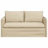 Canapé Crème 156 x 82 x 85 cm tissu 617859617859