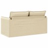 Canapé Crème 156 x 82 x 85 cm tissu 617859617859