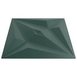 Panneaux muraux Étoile 48 pcs Vert Étoile 50 x 50 cm Mousse XPS 617864617864