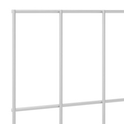 Clôture de jardin avec piquets 24 pcs 95 x 50 cm Mesh Argenté 617882617882