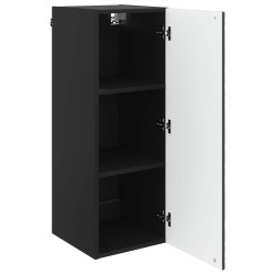 Armoire Murale Noir 33 x 34,5 x 90 cm Bois d'ingénierie 617901617901